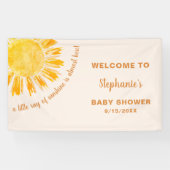 Sunshine Baby Shower Banner (Horizontal)