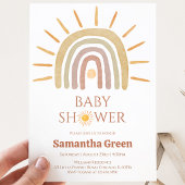 Sunshine Baby Shower Einladung