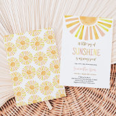 Sunshine Baby Shower Einladung