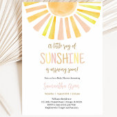 Sunshine Baby Shower Einladung