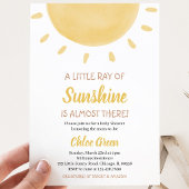 Sunshine Baby Shower Einladung