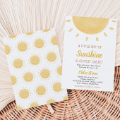 Sunshine Baby Shower Einladung