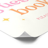 Sunshine Baby Shower Gästebuchsignatur Poster (Ecke)