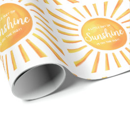 Sunshine Baby Shower Geschenkpapier