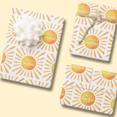 Sunshine Baby Shower Geschenkpapier Set
