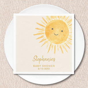 Sunshine Baby Shower Serviette