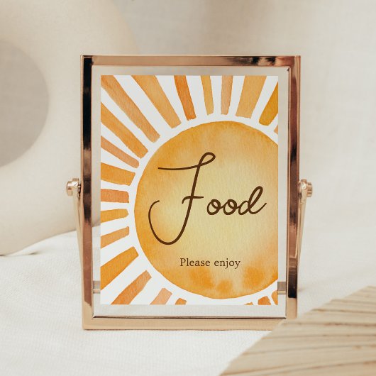 Sunshine Baby Showfood Poster