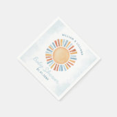 Sunshine Baby Showpapier Napkin Serviette (Ecke)