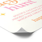 Sunshine Baby Showroom Schnuller Hunt Game Sign Poster (Ecke)