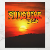 Sunshine Baby Weinetikett (Einzelnes Label)