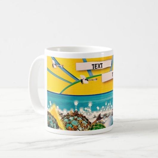 SUNSHINE BANNER KAFFEETASSE (Vorderseite Links)