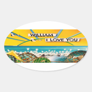 SUNSHINE BANNER OVALER AUFKLEBER