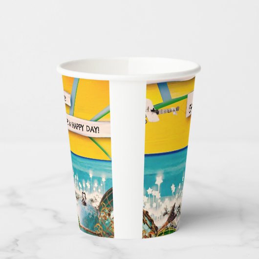 SUNSHINE BANNER PAPPBECHER (Links)