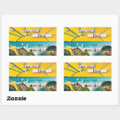 SUNSHINE BANNER RECHTECKIGER AUFKLEBER (Blatt)