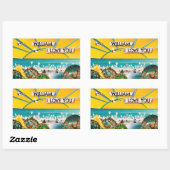 SUNSHINE BANNER RECHTECKIGER AUFKLEBER (Blatt)