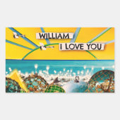 SUNSHINE BANNER RECHTECKIGER AUFKLEBER (Vorderseite)