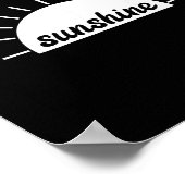 Sunshine Beach Vacation Sand And Sun Beachin Holid Poster (Ecke)