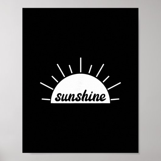 Sunshine Beach Vacation Sand And Sun Beachin Holid Poster (Vorne)