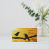Sunshine Birds Visitenkarte (Stehend Vorderseite)