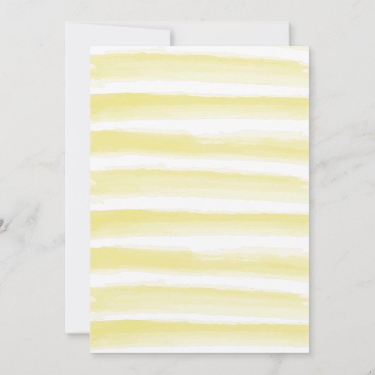 Sunshine Birthday Bingo Game Card Einladung (Rückseite)