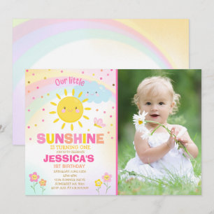 Sunshine Birthday Einladung Little Sunshine Party