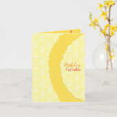 Sunshine Birthday Karte (Gelbe Blume)
