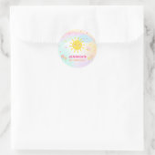 Sunshine Birthday Party Gefallen Tag Sticker Siege (Tasche)