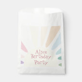 Sunshine Birthday Party Geschenktütchen (Vorderseite)