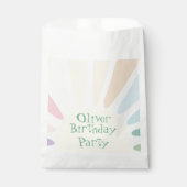 Sunshine Birthday Party Geschenktütchen (Vorderseite)