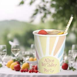 Sunshine Birthday Party Pappbecher