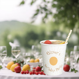 Sunshine Birthday Party Pappbecher