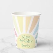 Sunshine Birthday Party Pappbecher (Vorderseite)