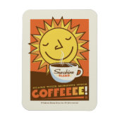 Sunshine Blend-Kaffee Magnet (Vertikal)