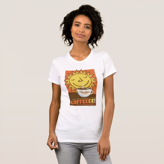 Sunshine Blend-Kaffee T-Shirt (Vorne ganz)