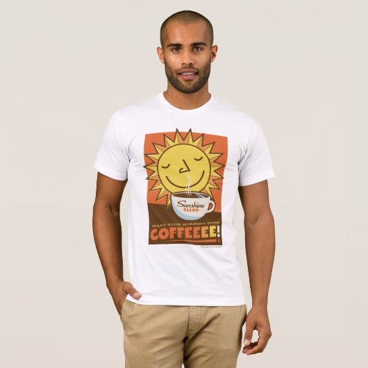 Sunshine Blend-Kaffee T-Shirt (Vorne ganz)