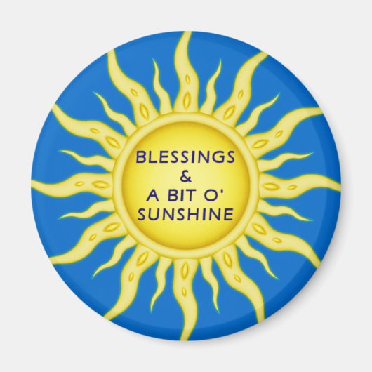 Sunshine Blessings Magnet (Vorne)