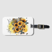 Sunshine Bloom Gepäckanhänger (Vorderseite (Horizontal))