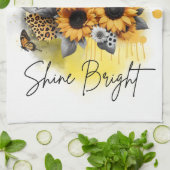 Sunshine Bloom Geschirrtuch (Gefaltet)