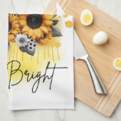 Sunshine Bloom Geschirrtuch (Viertel Falte)