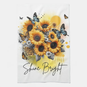 Sunshine Bloom Geschirrtuch