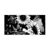 Sunshine Bloom Gummistempel (Prägung)