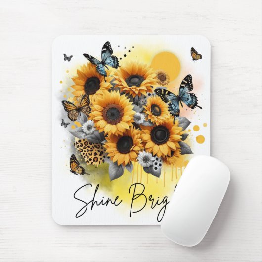 Sunshine Bloom Mousepad (Mit Mouse)