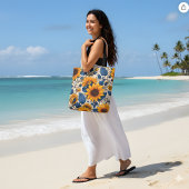 Sunshine Bloom Sonnenblumen Tote Tasche