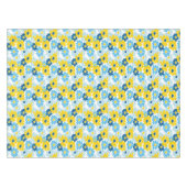 Sunshine Blue Sky blühend Daisy Tischdecke (Vorderseite (Horizontal))
