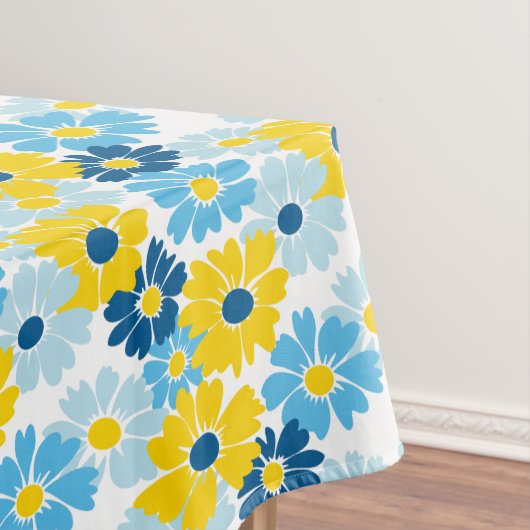Sunshine Blue Sky blühend Daisy Tischdecke (Beispiel)