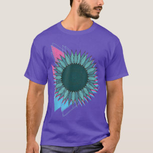 Sunshine Blume Blossom Synthwave Floral Vaporwave T-Shirt