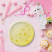 Sunshine Blume in Schmetterlingen Pappteller (Party)