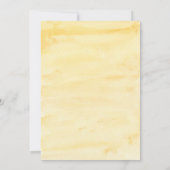 Sunshine Boho Baby Dusche Einladung (Rückseite)