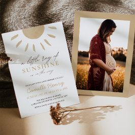 Sunshine Boho Kinderdusche Einladung