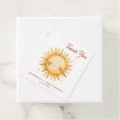 Sunshine Boho Niedlich Sun Vielen Dank Baby Dusche Geschenkanhänger (Beispiel)